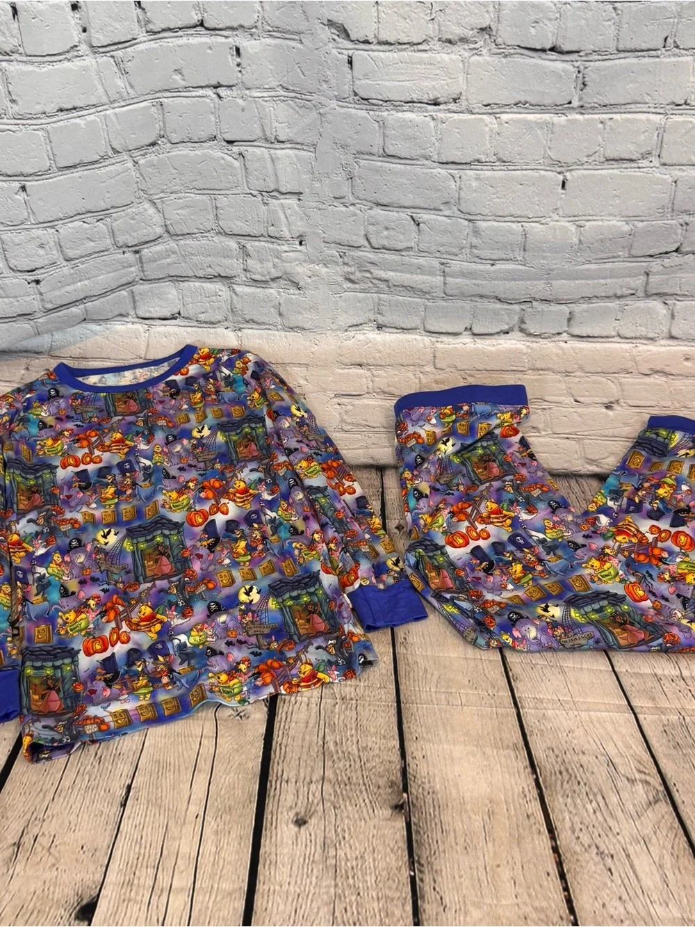Little Moonbeams Winnie the Pooh Halloween Bamboo Pajama Set